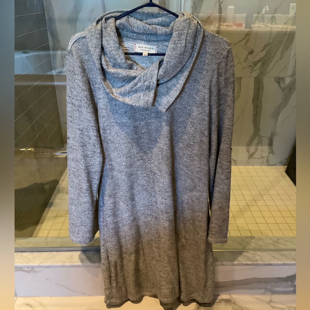 Max Studio cozy sweater / sweatshirt dress